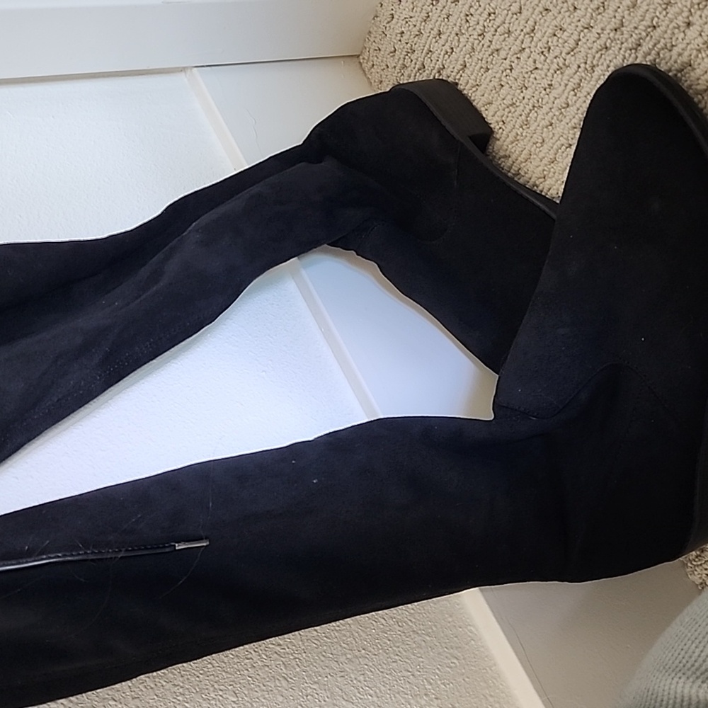 Circus Black Suede Over-the-Knee Boots
